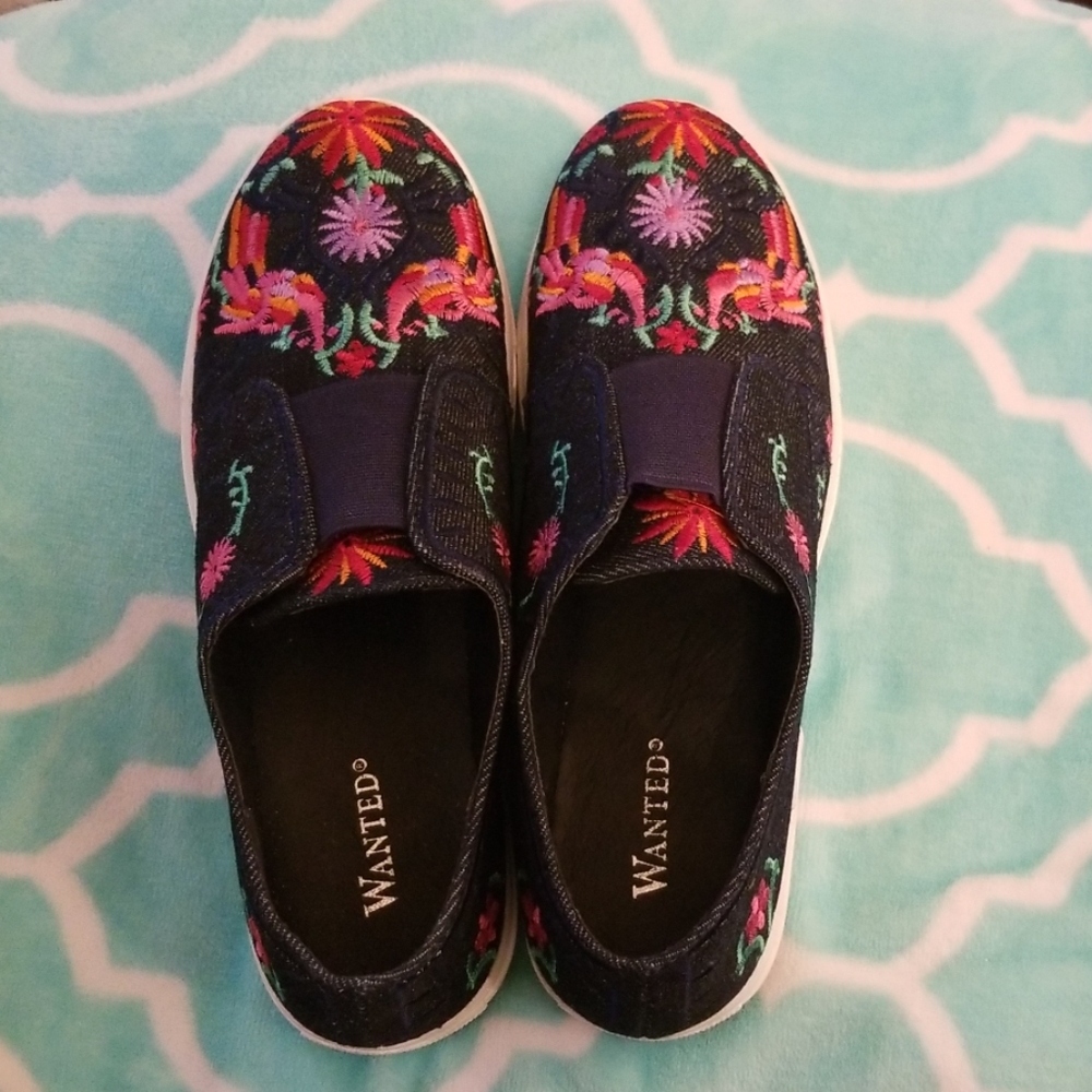 Flamingo Denim Sneakers